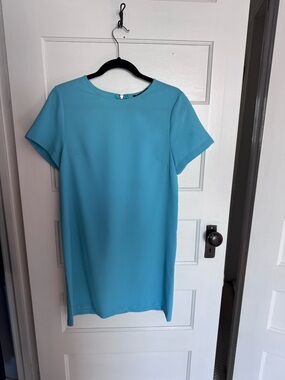 Felicity & Coco Light Blue Shift Dress, Size Small